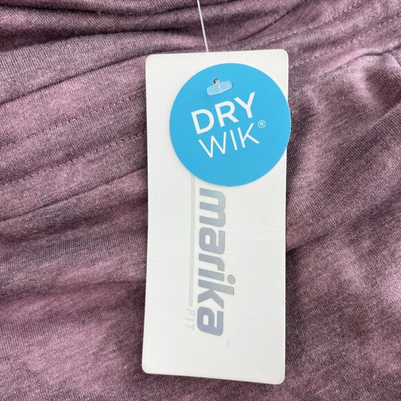 NWT Marika XXL Becca Cap Sleeve Jersey Dress Color: Inky Tie Dye Dusky Orchid - Picture 6 of 13